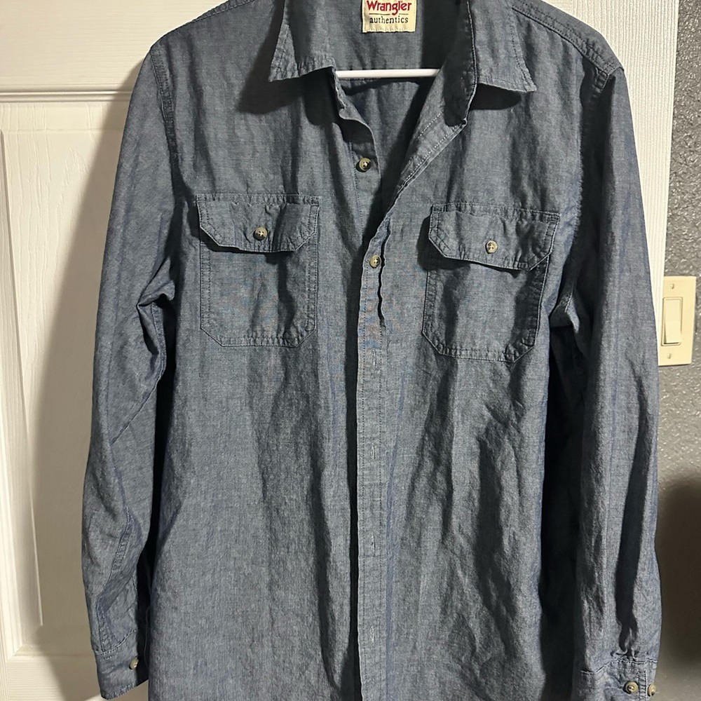 Wrangler Chambray Shirt Jacket